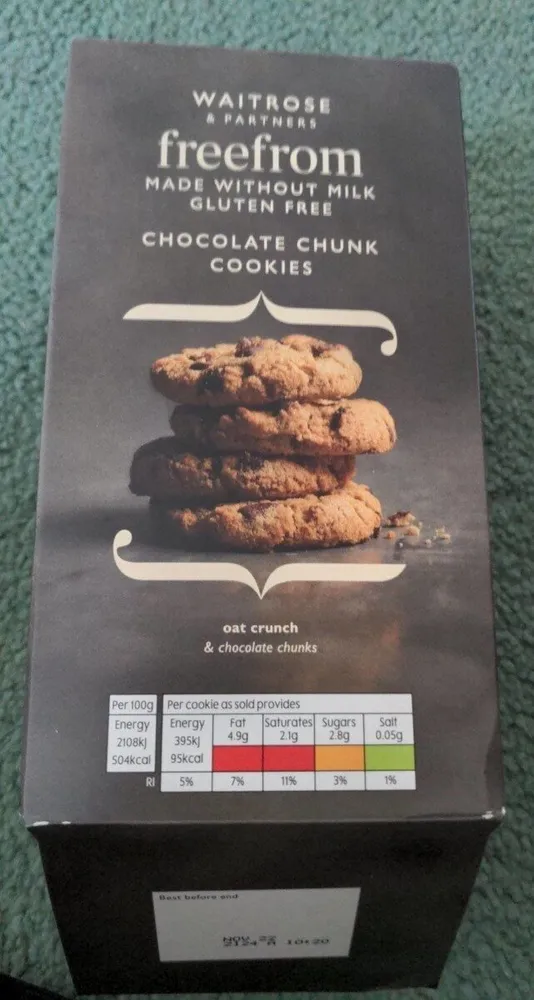 Chocolate chunk cookies