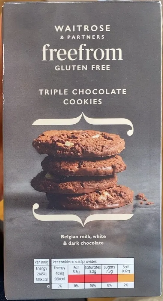 Free From Triple Chocolate Cookies