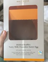 Hidden truffles nutty milk chocolate easter egg