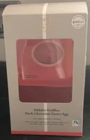 Hidden truffles dark chocolate easter egg