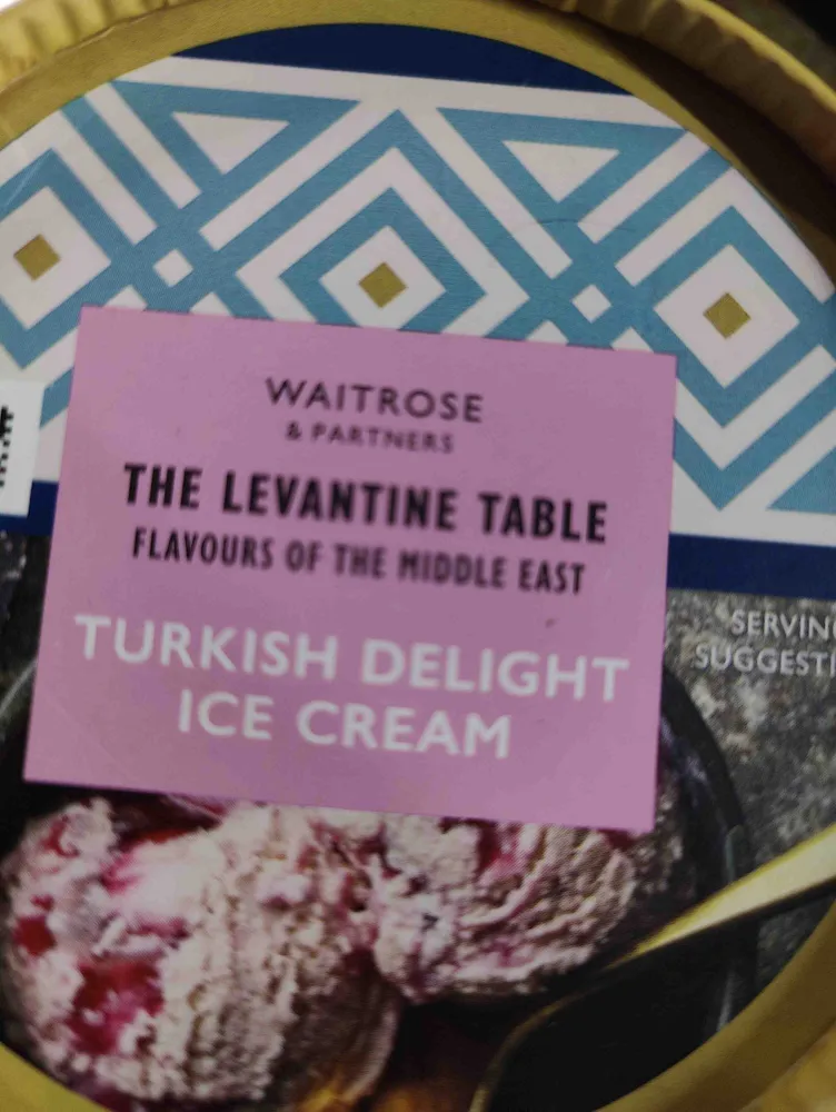 Turkish delight ice cream