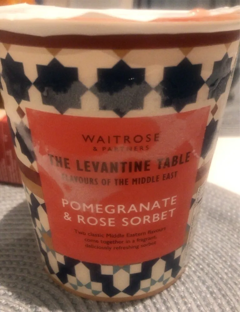 Pomegrenate & Rose Sorbet