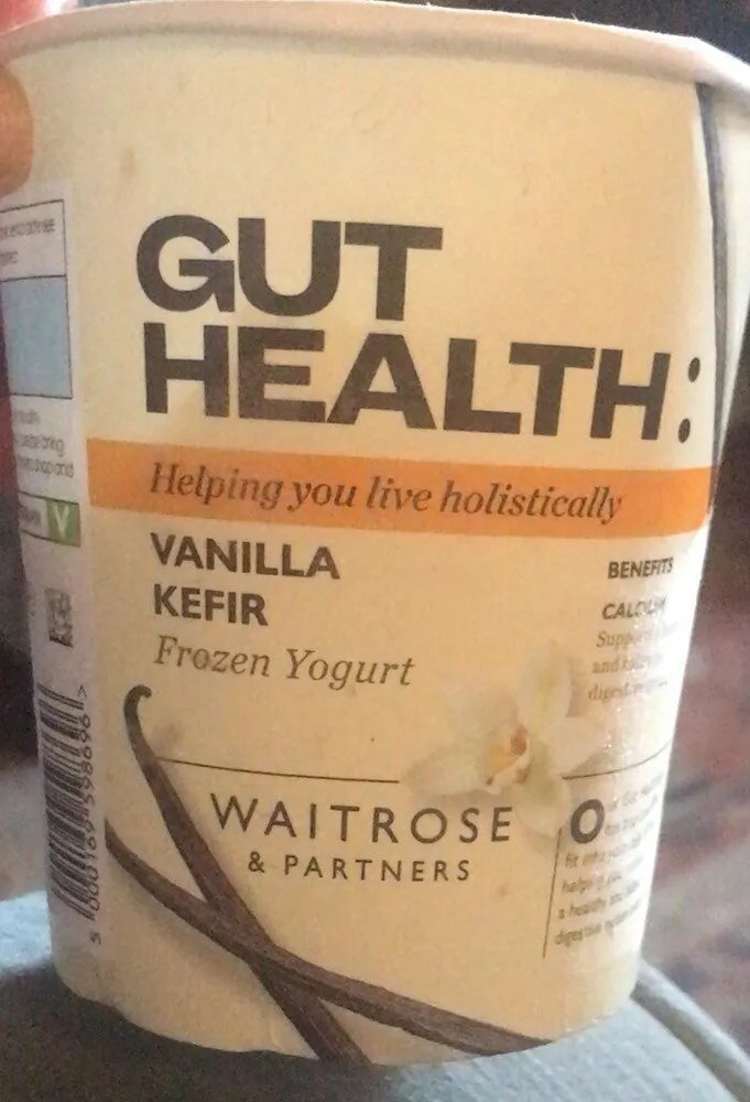 Vanilla kefir gut health frozen yogurt