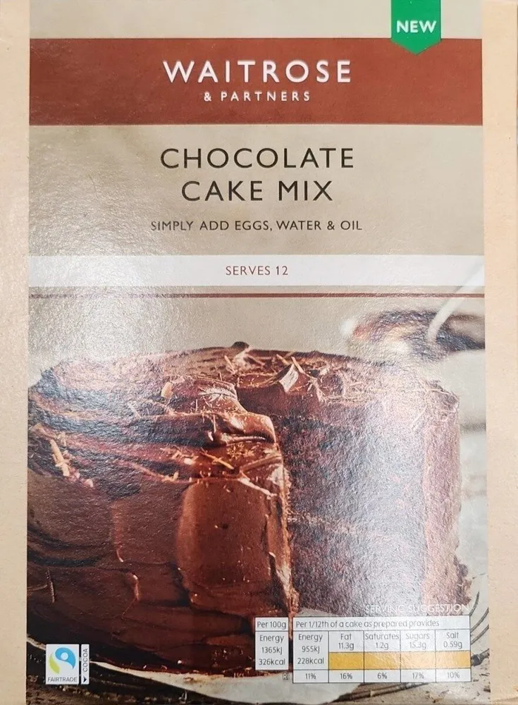 Chocolate cake mix