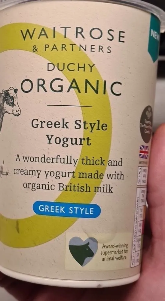 Greek style yogurt