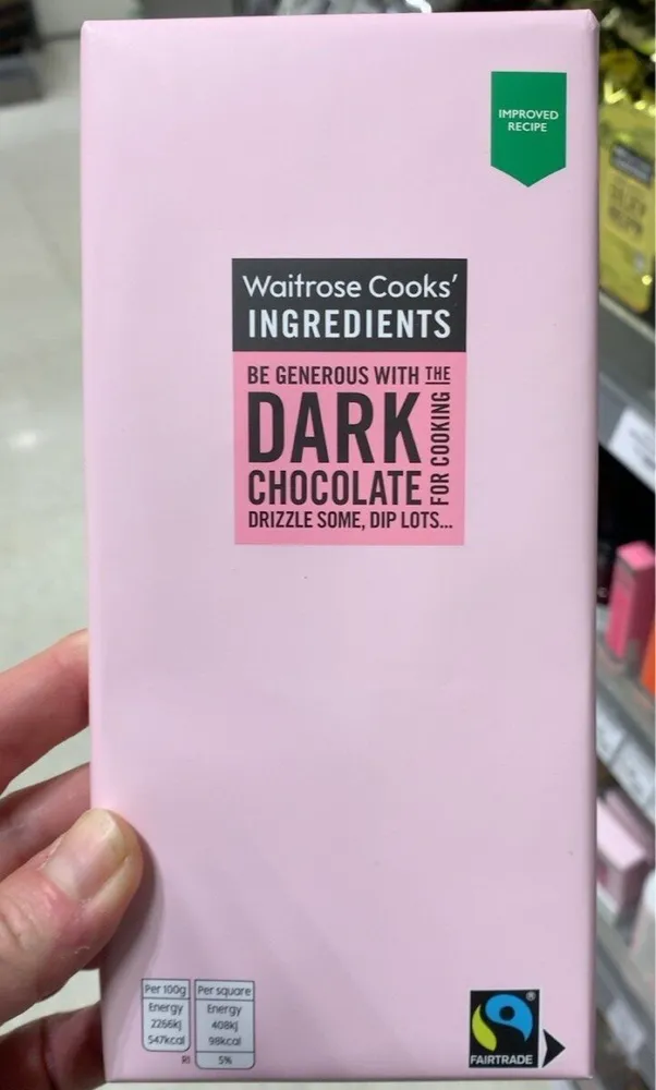 Cook’s dark chocolate
