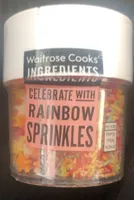 Celebrate with rainbiw sprinkles