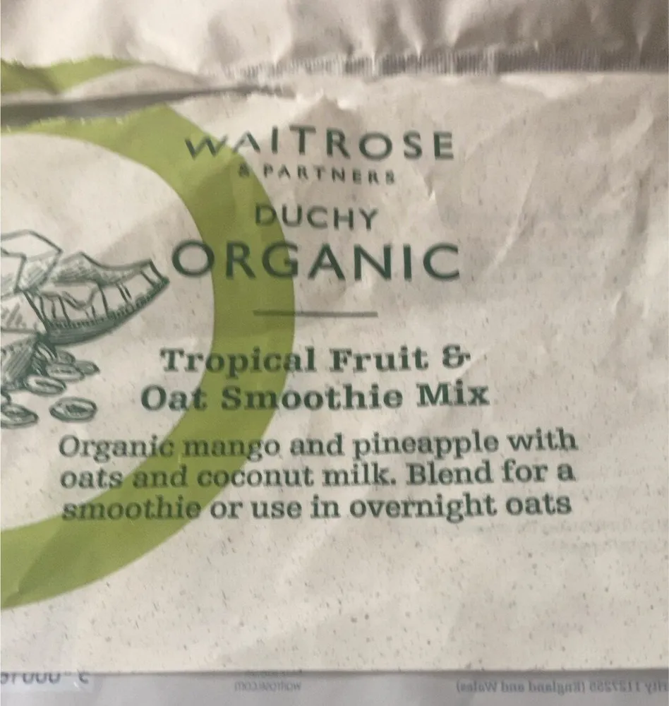 Tropical fruit &oat smoothie mix