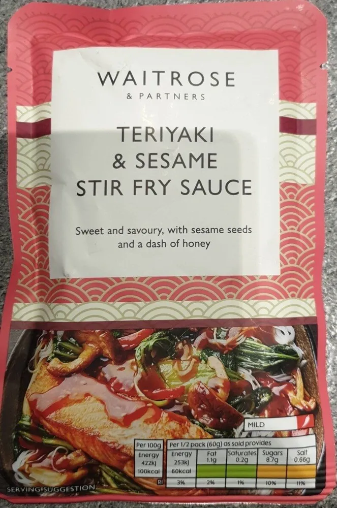 Teriyaki and Sesame stir fry sauce