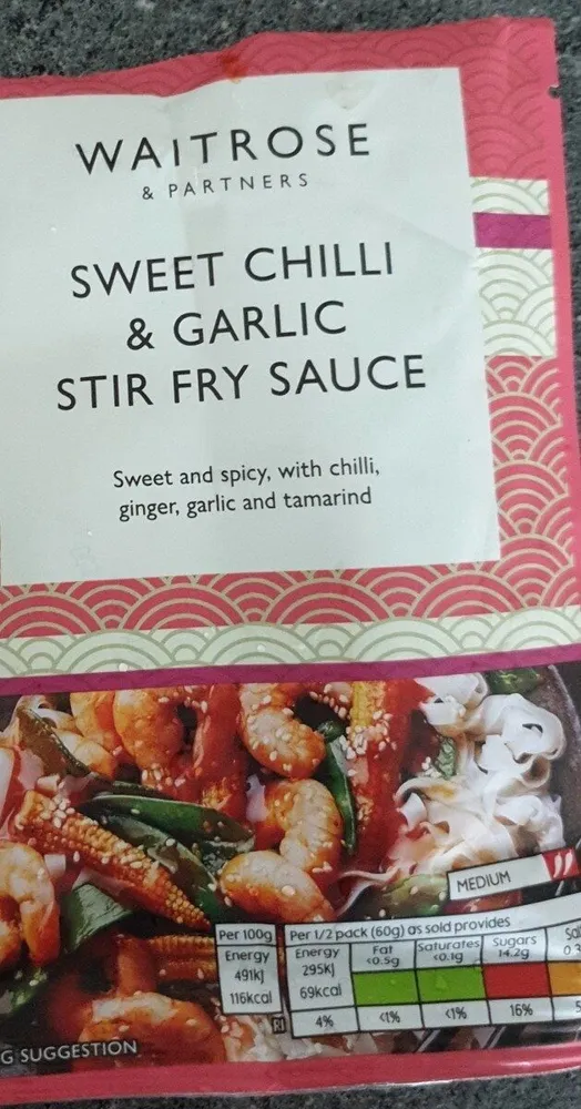 WAITROSE & PARTNERS SWEET CHILLI & GARLIC STIR FRY