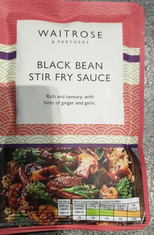 Black bean stir fry sauce