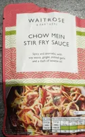 Chow mein stir fry sauce