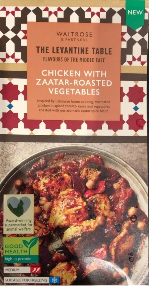 Chicken with zaatar-roasted vegetables
