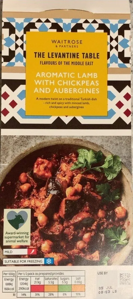 Aromatic Lamb with Chickpeas and Aubergine