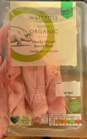 Finely sliced roasr ham