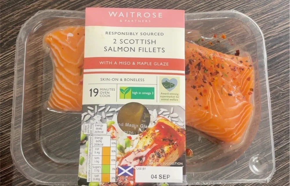 Scottish salmon fillets