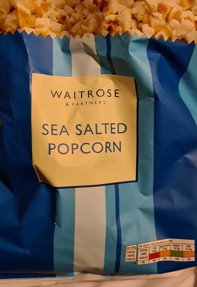 waitrose salted popcorn