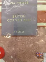 Corned beef slices