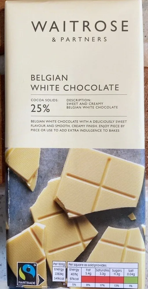 Belgian White Chocolate