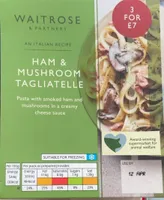Ham and Mushroom Tagliatelle