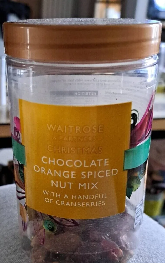 Chocolate Orange spiced nut mix