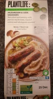 Mushroom and Leek Sausages