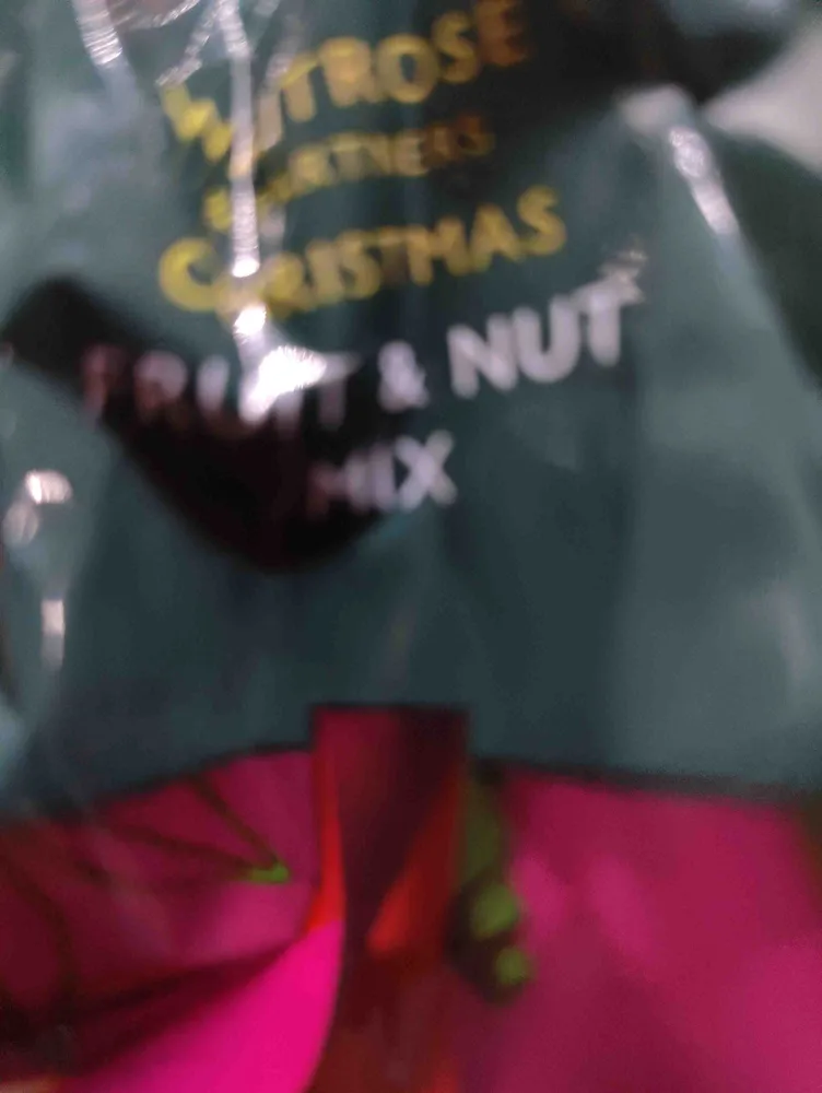 Christmas fruit and nut mix