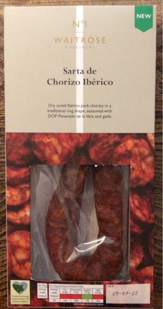Sarta de chorizo ibérico
