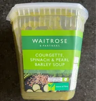 Courgette, Spinach & Pearl Barley Soup