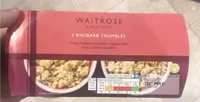 Rhubarb crumble