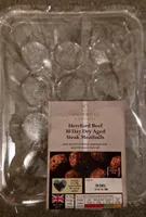 Waitrose 1 Hereford Beef 30 Day Dry Aged Steak Meatballs