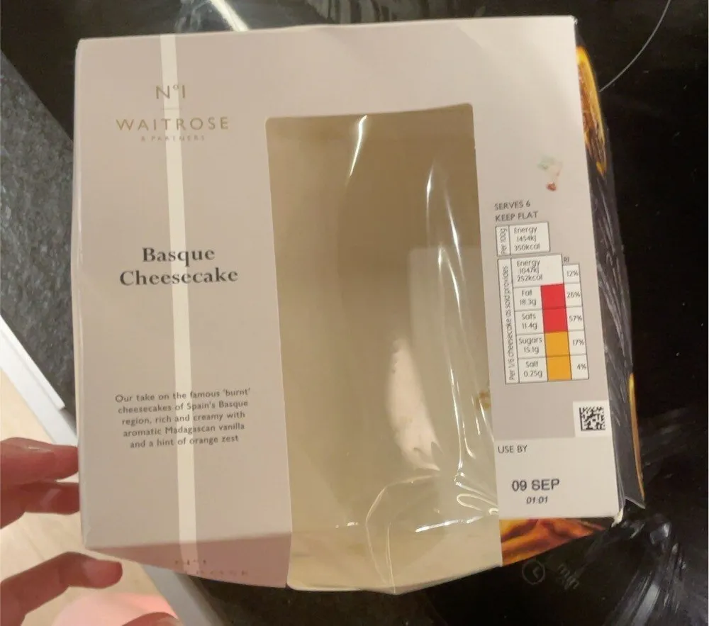Basque cheesecake