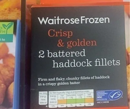 Battered Haddock Fillets