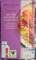 Butter chicken and pilau rice