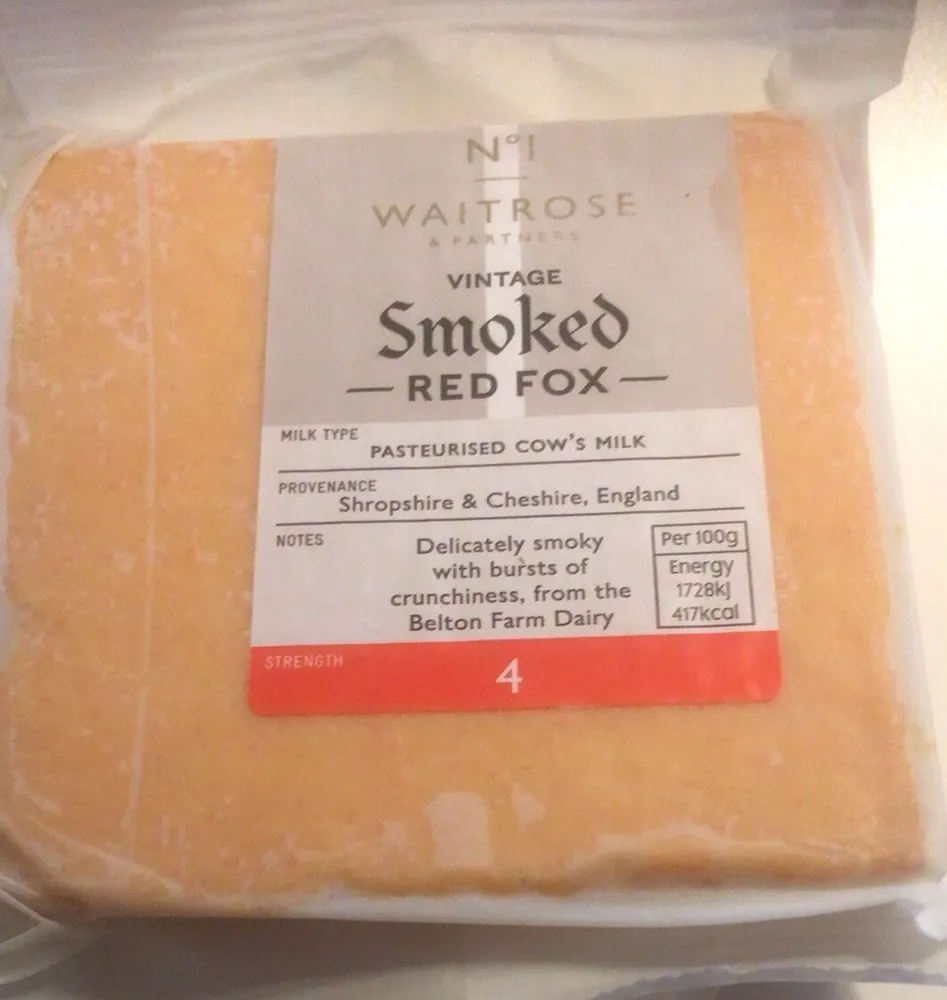 Vintage smoked red fox