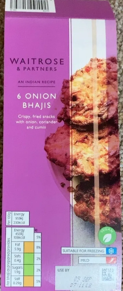 6 Onion Bhajis