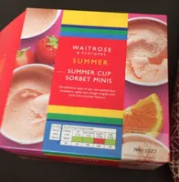 Summer cup sorbet minis