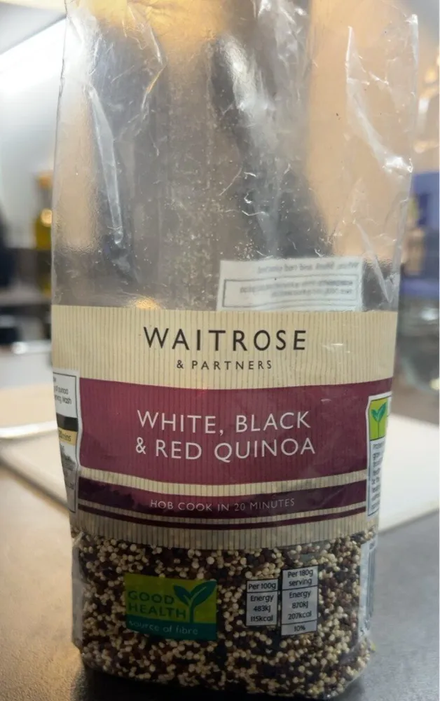 White, black & red quinoa