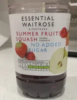 ESSENTIAL WAITROSE & PARTNERS SUMMER FRUITS SQUASH