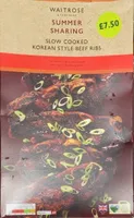 Slow Cooked Korean Style Beef Ribs