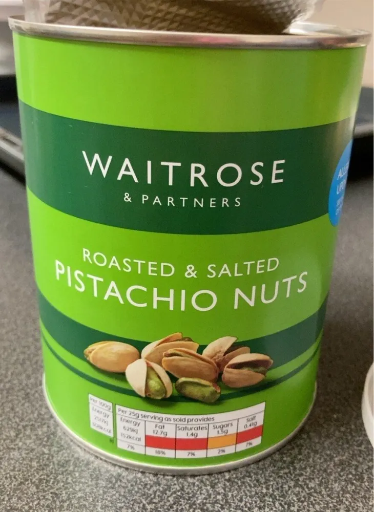 Roasted and salted Pistachio nuts
