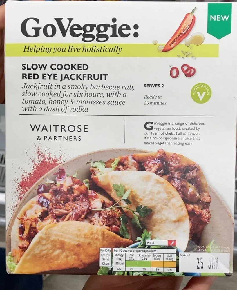 Slow cooked red eyejackfruit