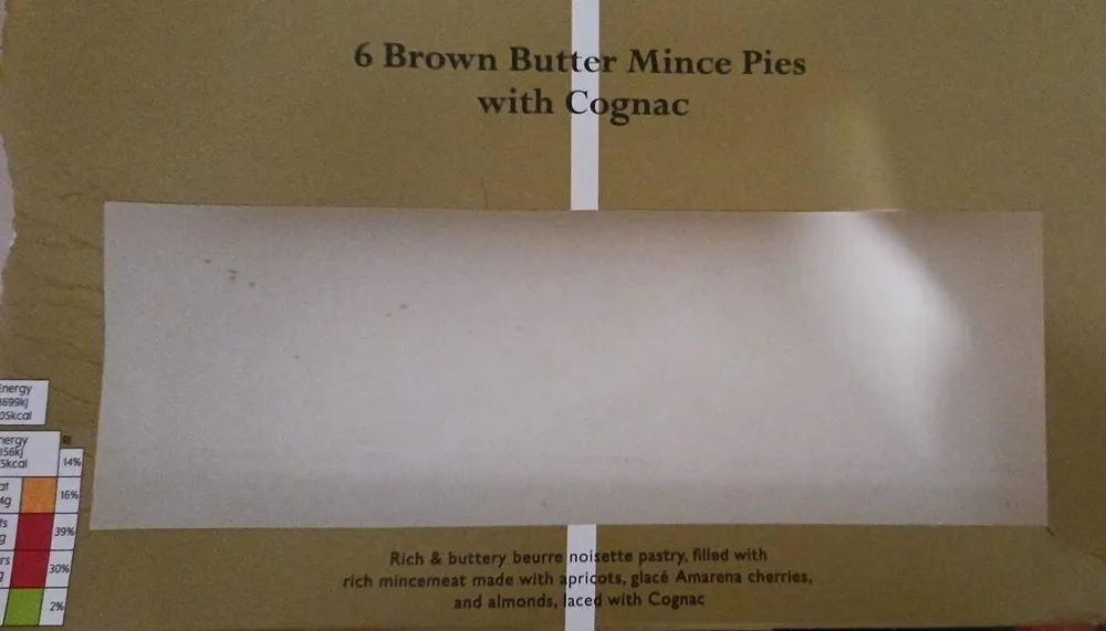 Brown Butter Mince Pies with Cognac
