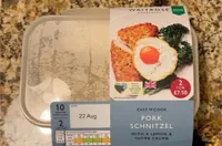 pork schnitzel with a lemon & thyme crumb
