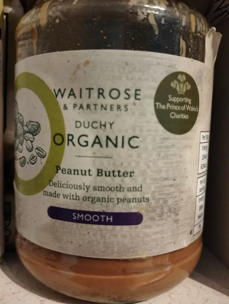 Duchy Organic Smooth Peanut Butter
