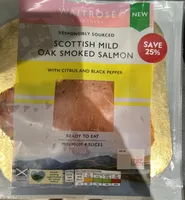 Scottish Mild Oak Smoked Salmon with Citrus and Black Pepper