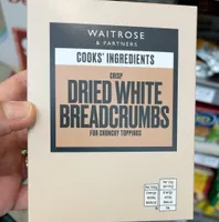 Dried white bread crumbs