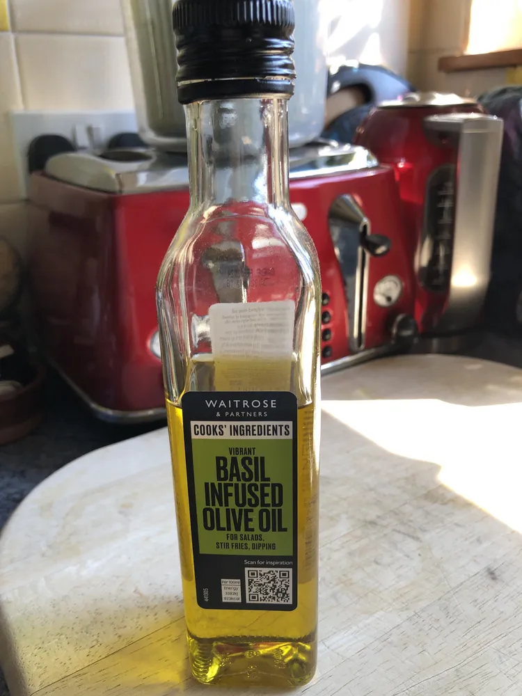 Basil Infused Olive Oil