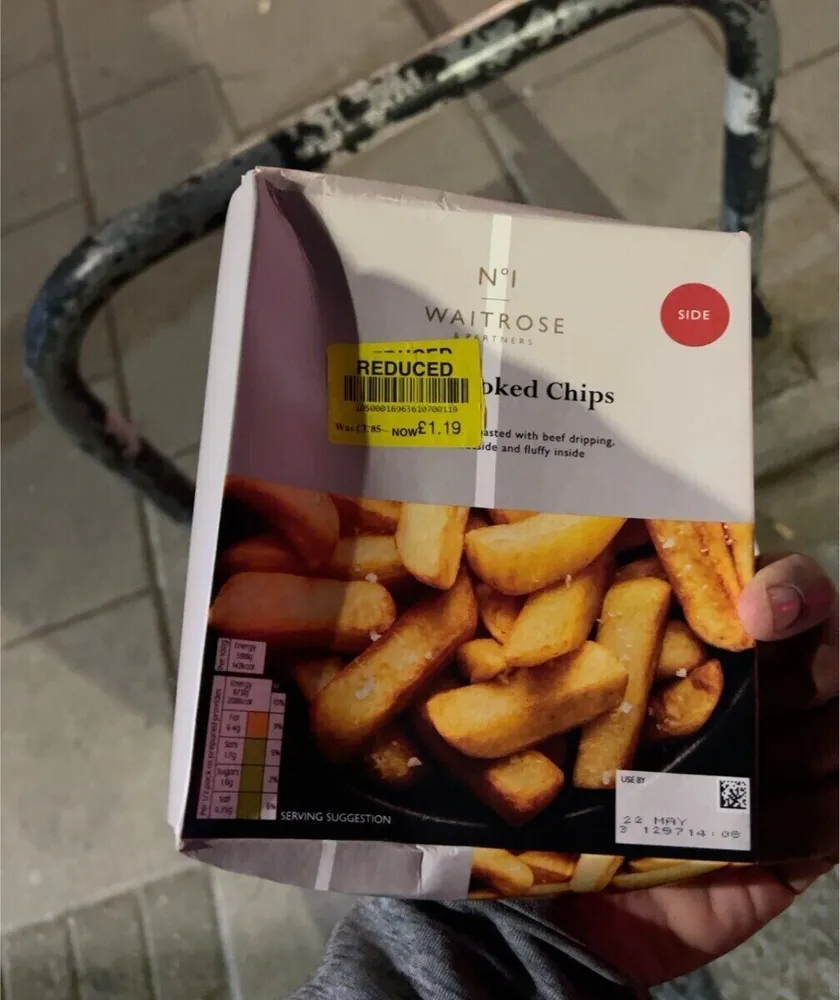 Cooked chips