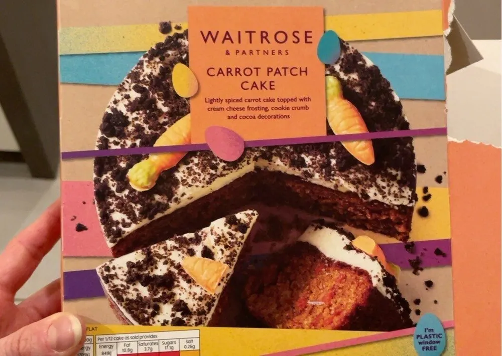 Carrot patch cake